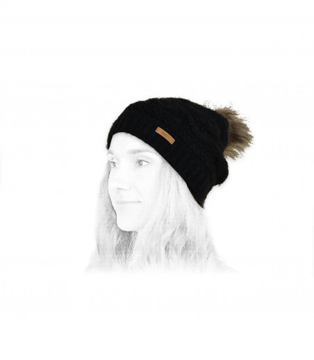 Barts gorro azul pompón pelo Barts gorro azul pompón pelo